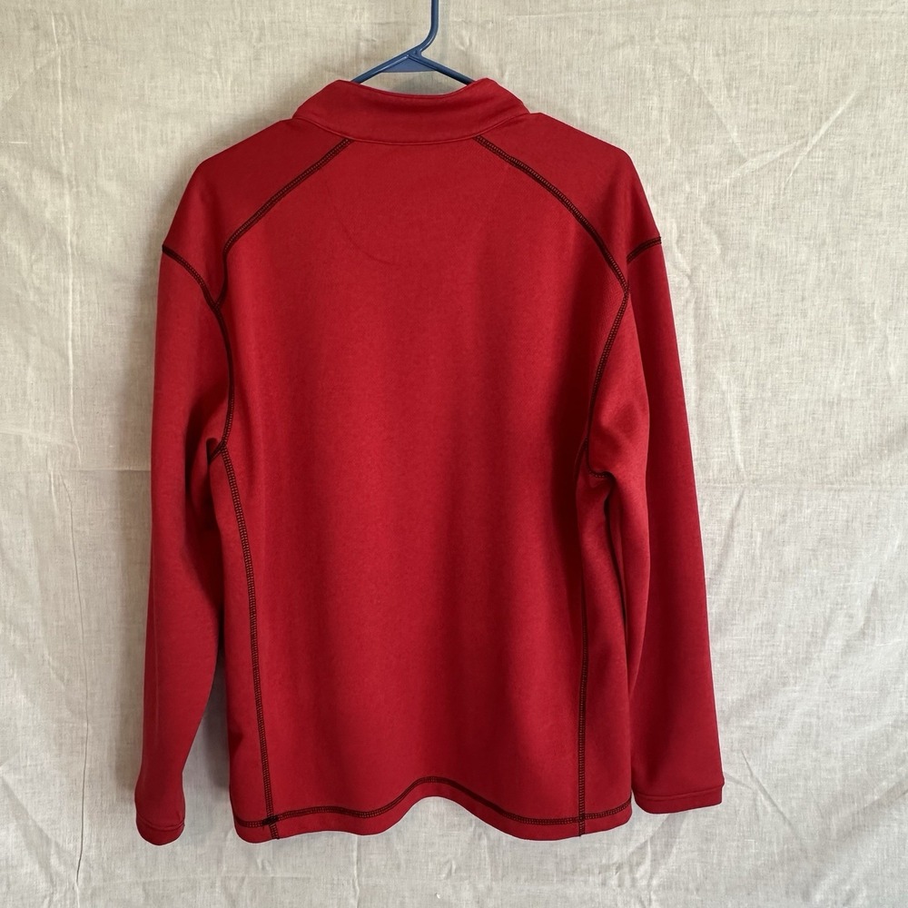 Pebble Beach Pullover Performance M Red Broken Zipper Fair - Picture 3 of 9
